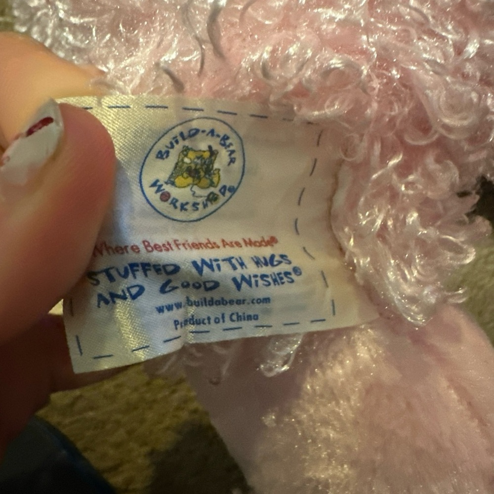 Build-A-Bear Plush Pink French Poodle 19in BAB Workshop Dog Curly Hair - Picture 5 of 12